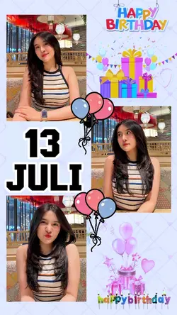 13 Juli Ultah