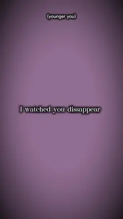 disappear 