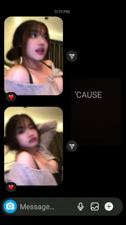 Instagram message