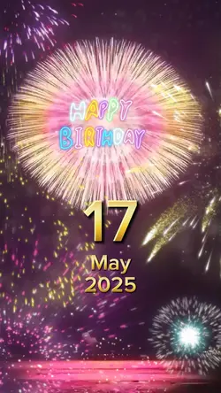 hbd 17 May 2025