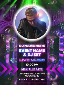 Live Music Poster 