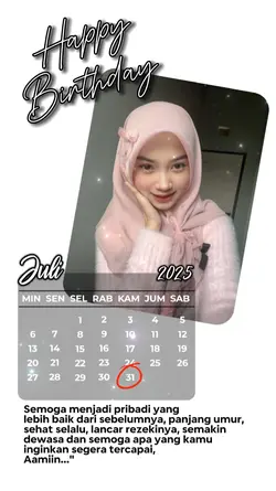 HBD, 31 JULI 