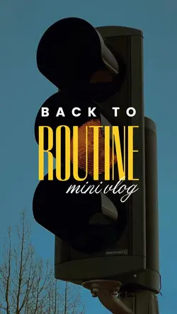 Back to routine 