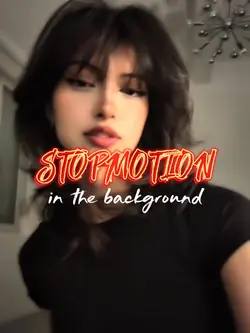 In the background