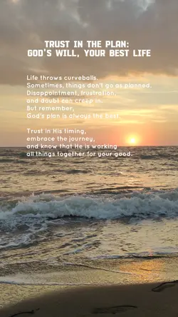 TRUST GOD'S PLAN