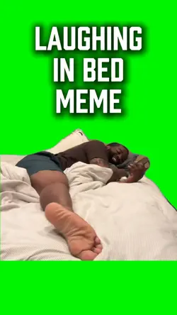 Laughing in bed 