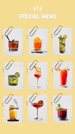 Drink menu idea
