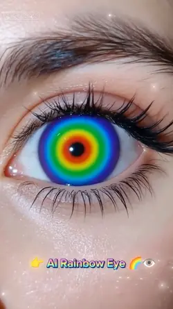 AI Rainbow Eye