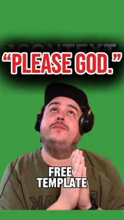 “PLEASE GOD.” 
