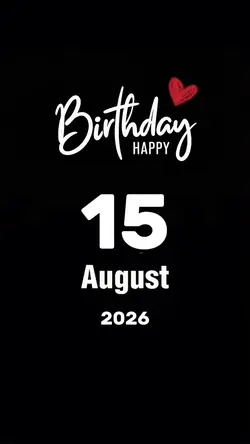 Hbd 15 August 2026 