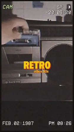 retro vibes 80s