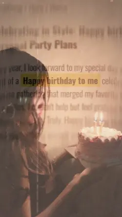 happy birthday to me