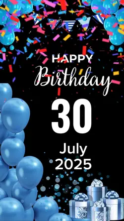 hbd 30 july 2025