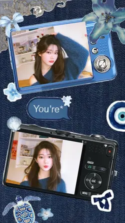 blue frame