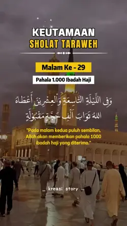Keutamaan tarawih 29