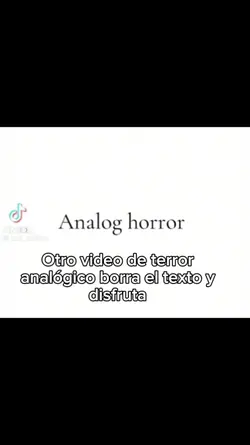 Terror Analógico2