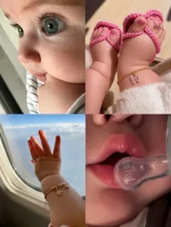 Cute baby kolase