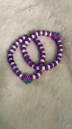 Grape bracelets!!🍇