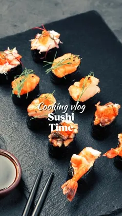 Sushi, cooking vlog