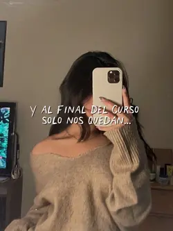 Y al final del curso