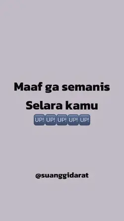 Ga semanis selera 