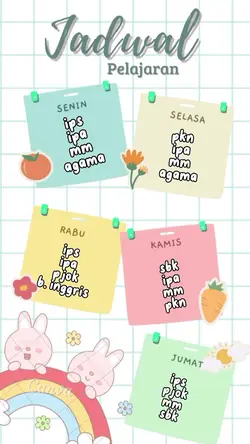 jadwal pelajaran