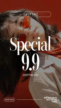 promo : sale 9.9