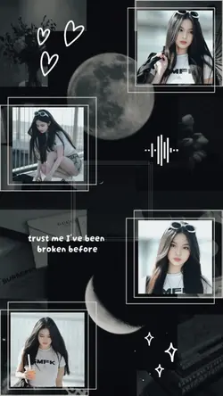 photo frame w/ lyric