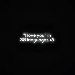 38 languages iloveyu
