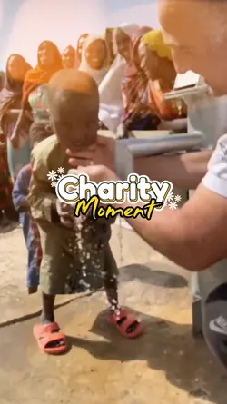 Charity moment
