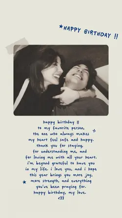 happy birthday!