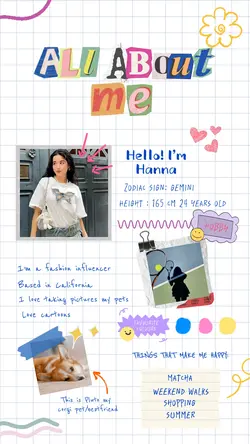 ALL ABOUT ME ✨