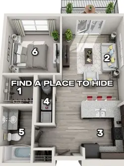 find a place to hide
