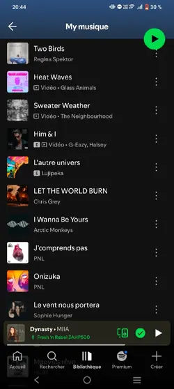 ma playlist core: