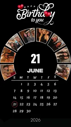 Birthday 21 June