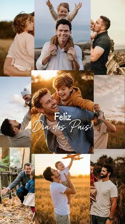 Feliz dia dos Pais 