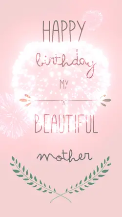 happy birthday mom