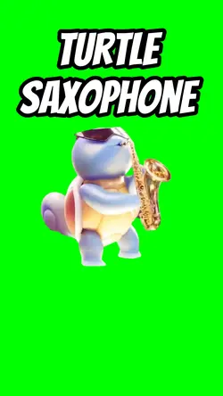 Turtle saxophone