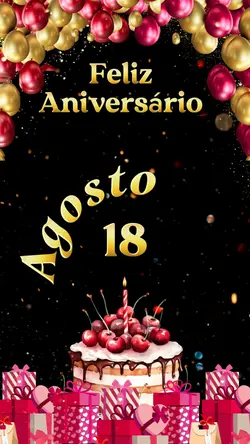 Parabéns 18 Agosto 