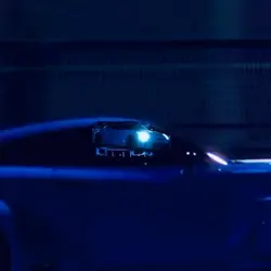 Blue Nissan GTR r35