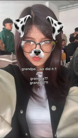 grandpa we did it!