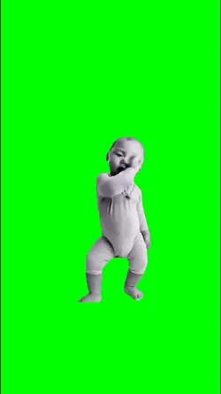 AI baby dancing tiki
