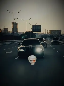 4 CLIP SKULL FACE
