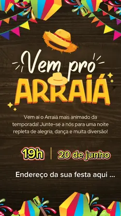 Convite de arraia