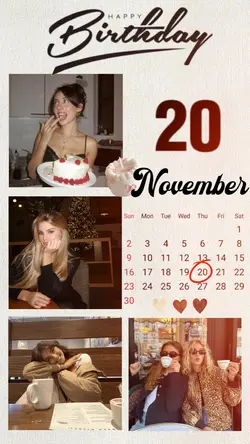 20 NOVEMBER BIRTHDAY