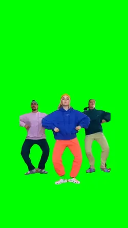 Friends dancing