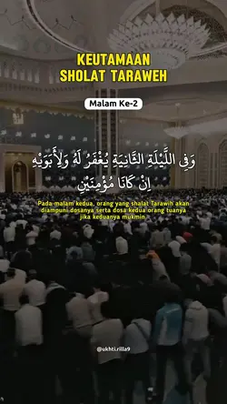 Keutamaan Taraweh