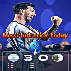 Messi hat trick edit