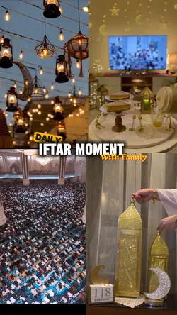 Iftar moment