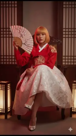 ai สวยๆ ชุดฮันบกเกาหลี